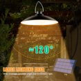 thumbnail image 4 of leyfeng LED Lámpara colgante solar para exteriores IP65 Lámpara de energía solar a prueba de agua para entrada y patio y, 4 of 5