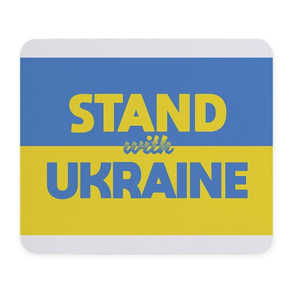 CafePress - Stand With Ukraine - Non-slip Rubber Mousepad, Gaming Mouse Pad