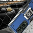 thumbnail image 3 of Allytech Rugged Case for Samsung Galaxy Z Fold5, [Support Magnetic Car Mount], Military Grade Drop Protection Hybrid Shockproof Non-Slip Cover Case for Samsung Galaxy Z Fold5 - Blue, 3 of 8