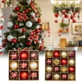 thumbnail image 2 of Christmas Balls 9/16Pcs Create Atmosphere Unbreakable Ornamental  Party Hanging Ball Pendants, 2 of 4