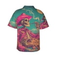 thumbnail image 3 of Goofa Western Desert Skull Cowboy (2) Hawaiian Shirt for Men, Unisex Summer Beach Casual Short Sleeve Button Down Shirts,Aloha Tropical Floral print shirt-, 3 of 9
