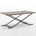 thumbnail image 1 of Boraam Leonard Cocktail Table with Metal Hairpin Legs, Weathered Fir Wood, 1 of 3