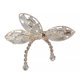 thumbnail image 1 of 1 unid mariposa forma de pelo tassel tassel pelo pinza de rhinestone horquilla horquilla pateado, 1 of 6