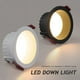 thumbnail image 2 of Lámpara de techo LED regulable antideslumbrante, foco LED de 3 W, 5 W, 7 W, 10 W, 12 W y 15 W, iluminación de fondo para interiores, CA 220 V, 110 V, 2 of 5