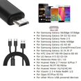 thumbnail image 4 of Usb 2.0 Type A Male To Dual Micro Usb Male Splitter Y Charging Cable Cord For, 4 of 5