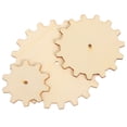 thumbnail image 4 of 15 piezas de engranajes de madera para manualidades infantiles. Rodajas de madera sin terminar para pintar y proyectos creativos. Materiales para manualidades y decoración del hogar., 4 of 7