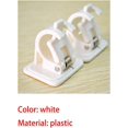 thumbnail image 4 of Support de Tringle à Rideau, Lot de 2, Plastique Auto-Adhésif Robuste, Blanc, 4 of 5