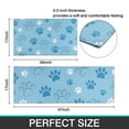 thumbnail image 7 of Blue Dog Paw Footprint Kitchen Rugs Sets Of 2,Anti Fatigue Kitchen Mat Rugs Non Slip Washable,Decorative Kitchen Floor Mats for Kitchen,Sink,Laundry,17"x30"+17"x47", 7 of 7