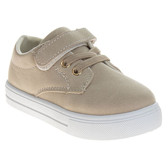 French Toast Boys School Shoes Casual Sneakers Back To School .(Toddler Little Kids)Khaki, Size: 5