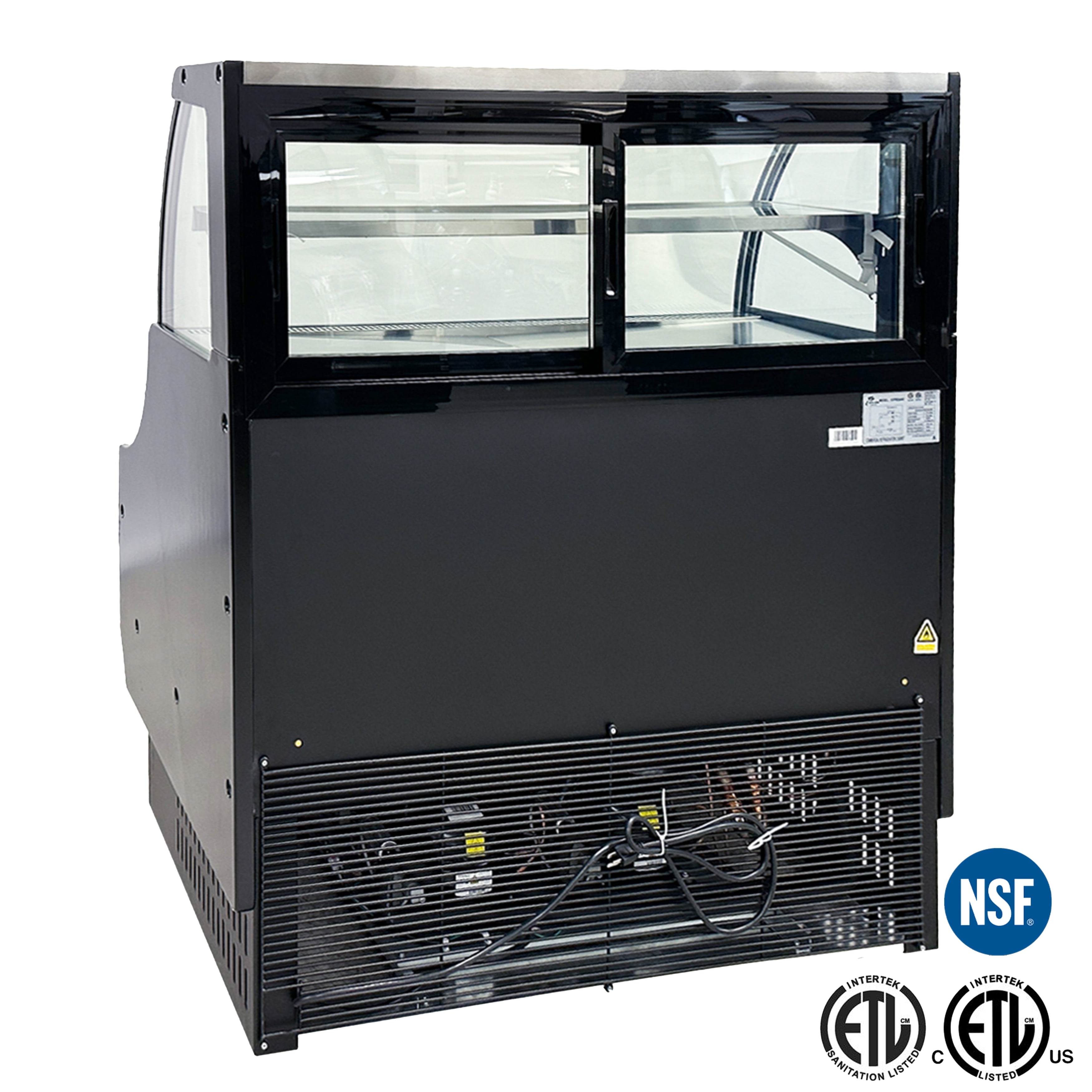 50 in. Open Air Merchandiser Refrigerator Cooler Display Combo, Commercial Merchandiser Refrigertator NSF ETL