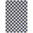 thumbnail image 2 of Safavieh Courtyard Talbot Checkered Indoor/Outdoor Area Rug, Navy/Beige, 4' x 5'7", 2 of 11