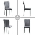 thumbnail image 6 of KEIVVAKN Dining Room Chairs Set of 4 PU Leather Kitchen Living Room Furniture, 6 of 8