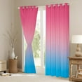thumbnail image 3 of Hot Pink and Blue Curtains for Bedroom,Rainbow Ombre 30%-50% Blackout Curtains Aesthetic Living Room Decor,Gradient Colorful Curtains & Drapes Abstract Window Curtain, 3 of 6