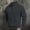 Dark Gray, variant on Sevevn Men's Raglan Quarter Zip Sweatshirt Stand Collar Half Zip Long Sleeve Loose Soft Pullover Casual Daily Top Gray 3XL