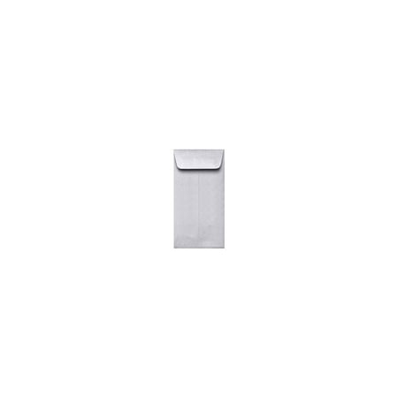 UPC: 0638499383900 | #7 Coin Envelopes (3 1/2 x 6 1/2) – Silver Metallic (50 Qty.)