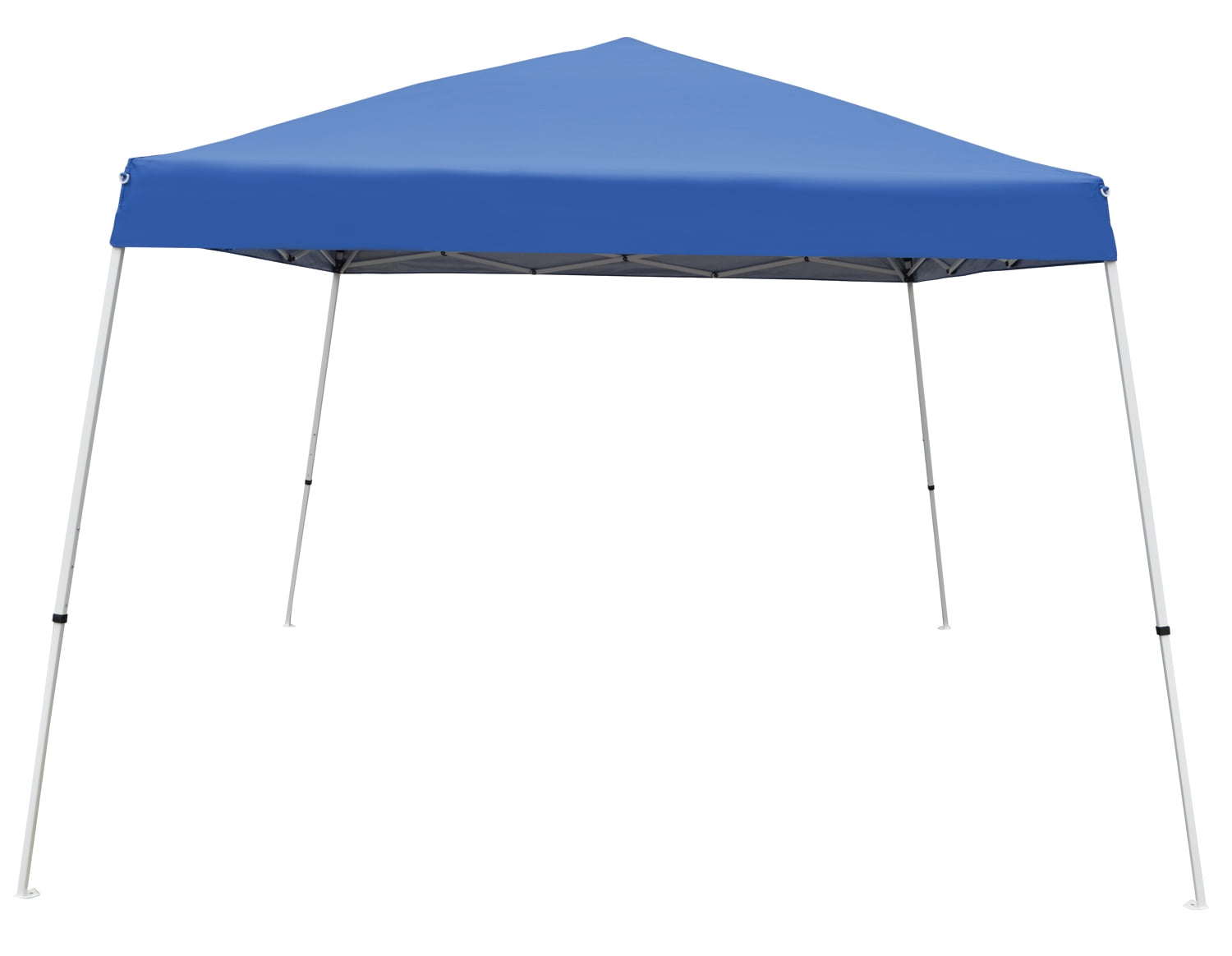 White 12' x 12' Instant Slant Leg Canopy Outdoor Shade Shelter for Camping 