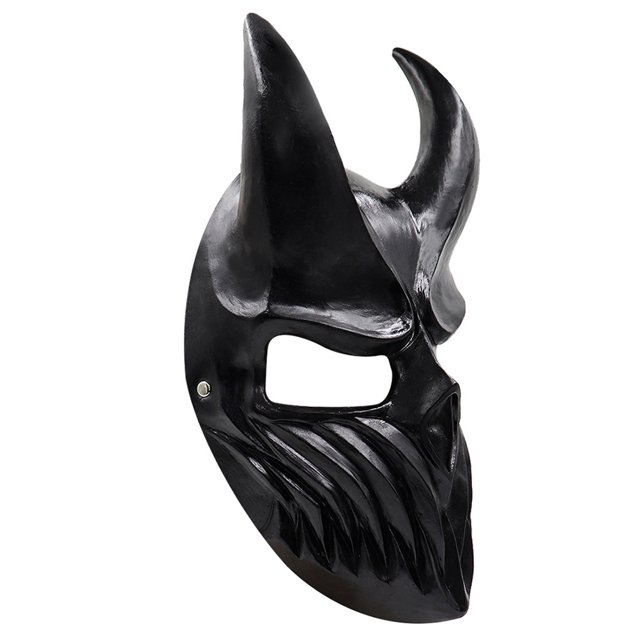Máscara de demonio de Halloween, máscara de banda Deathcore para niño de la oscuridad, accesorios de Halloween para Cosplay