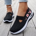 thumbnail image 2 of Women'S Lightweight Breathable Mesh Walking Shoes Orthopedic On Round Toe Non Soft Sole Running Shoes For Women, 2 of 8