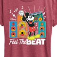 thumbnail image 3 of Disney - Mickey Feel The Beat - Women's Short Sleeve Graphic T-Shirt, 3 of 5