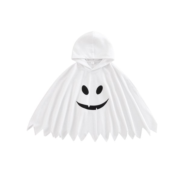 TheFound Toddler Baby Girls Boys Halloween Costume Ghost Hooded Poncho