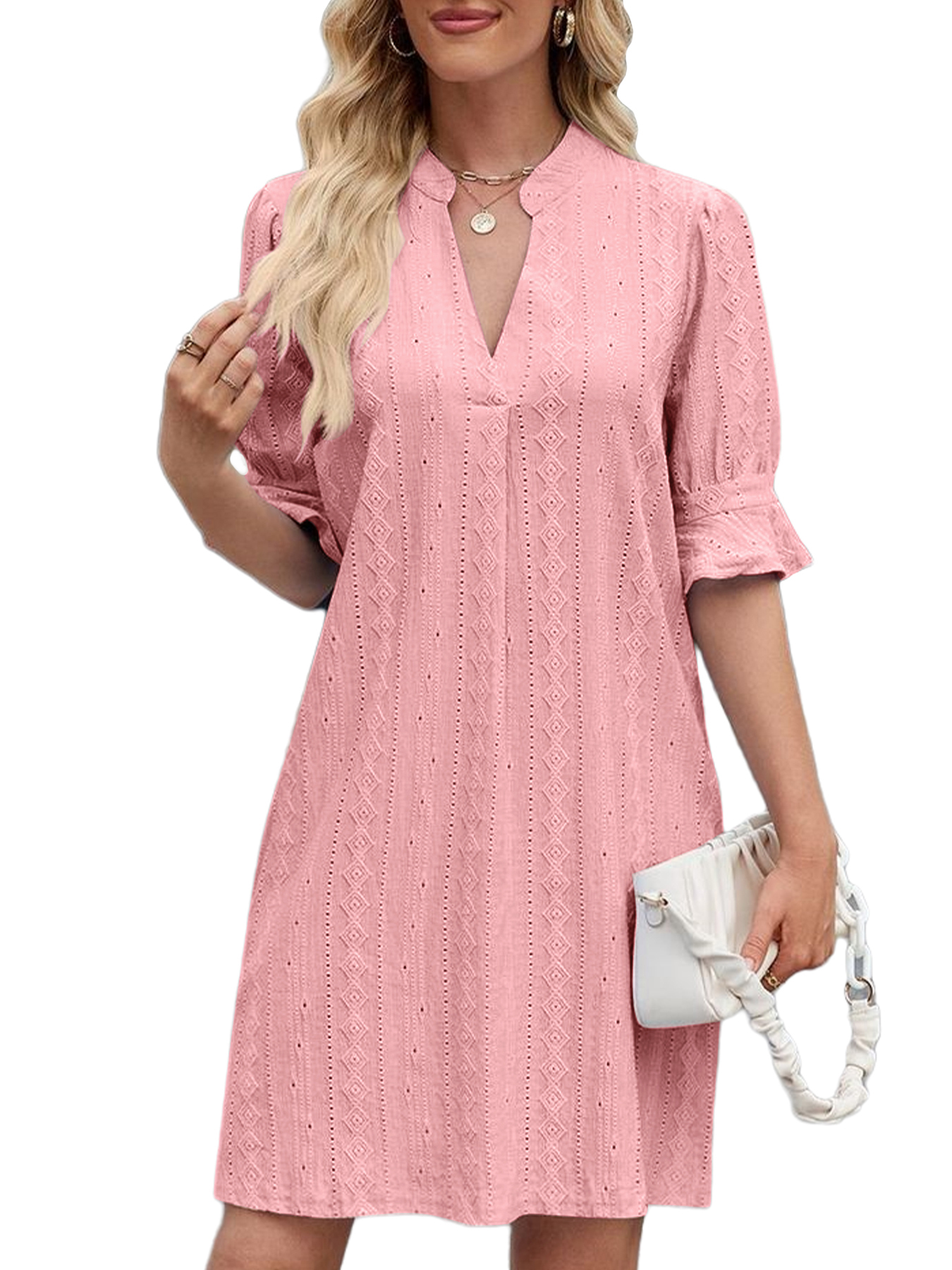 UVN Summer Ruffle Short Sleeve Dress photo 3