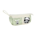 thumbnail image 3 of Under $1 Pencil Case, Cute Large Capacity Multi Pocket Polyester Pen Pouch with Elastic Strap, Portable Stationery Organizer for College Office by PALIFEUR, 3 of 7
