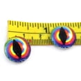 thumbnail image 4 of Tie Dye Colorful Dragon Glass Eyes, 4 of 10