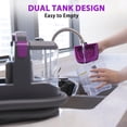 thumbnail image 2 of INSE Portable Carpet Cleaner Machine, Furniture Stain Vacuum, equipped with dual brush heads and stain-removing formula, delivers deep cleaning for carpets, sofas, stairs, cars, and pet stains., 2 of 7