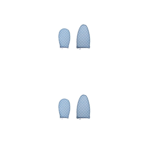 Naiovety 2 piezas de guantes de vapor para ropa, resistente al calor, resistente al calor, almohadilla de soporte para tabla de planchar, Azul 2piezas