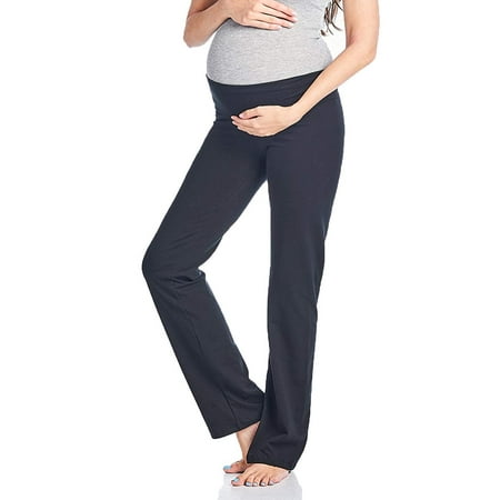 Beachcoco Women's Maternity Fold Over Comfortable Lounge (Best Way To Fold Pants)