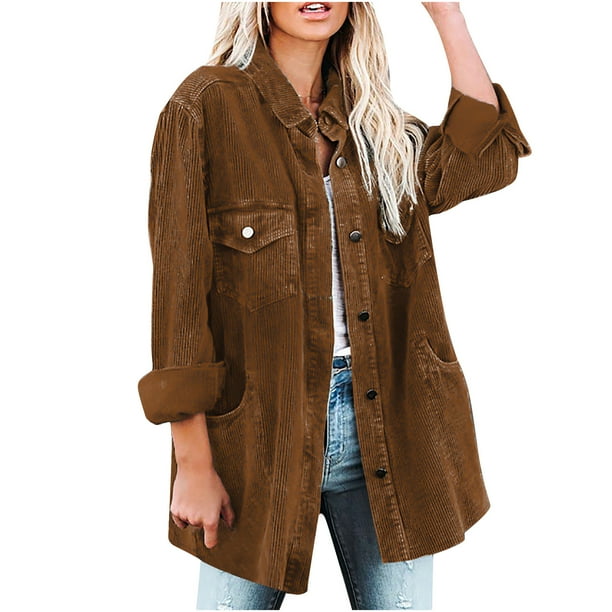 Corduroy top boyfriend jacket