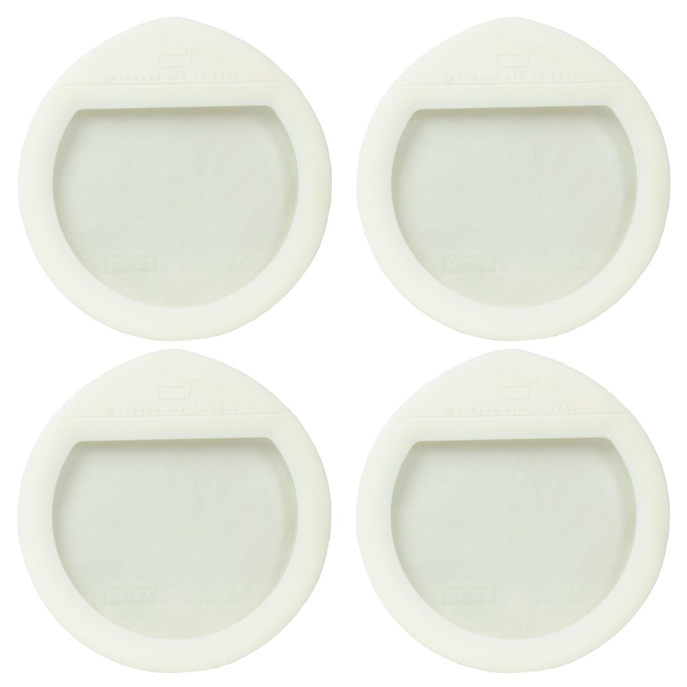 Pyrex Ultimate OV7201 Round White No Leak Storage Replacement Lid (4