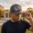 thumbnail image 4 of 911 Patriot Tribute Baseball Cap, We Will Never Forget 3D Graphic Print Hat, Unisex Adjustable Adult Baseball Hat for Remembrance Ceremonies & Everyday Casual Wear, 4 of 5