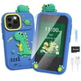 thumbnail image 1 of Teléfono inteligente Sueseip para niños de 4 a 10 años con juegos, tarjeta SD, azul, 1 of 7