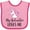 Pink and Fuchsia, variant on Inktastic My Godmother Loves Me Unicorn Girls Baby Bib