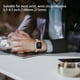 Compatible avec les Bracelets Fitbit Versa/Versa Lite, Bracelet de Remplacement en Cuir Souple pour Montre Fitbit Versa Smart Fitness pour Femmes Hommes – image 3 sur 7
