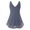 Blue, variant on Timegard Womens Tank Top Scoop Neck Lace Ruffle Bottom Loose Comfy Casual Tunic Top Summer Fashion
