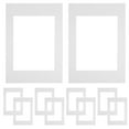 thumbnail image 1 of Cadres Photo Tapis Carton Blanc pour Artistes Encadrement Diy 10Ensemble, 1 of 8