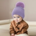 thumbnail image 2 of Toddler Winter Hat Soft Knitted Skull Cap Warm Baby Hat Hats Baby Hats, 2 of 3