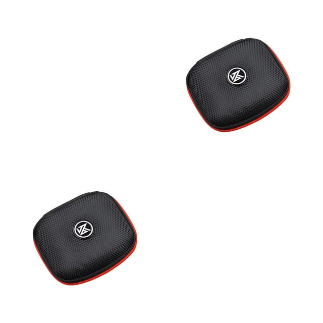 Bolsa de almacenamiento para auriculares Bearachild compatible con Bluetooth Estuche de almacenamiento Negro