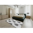thumbnail image 4 of Ahgly Company Indoor Rectangle Patterned Gray Area Rugs, 6' x 9', 4 of 6