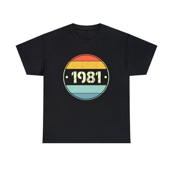 Vintage 1981 Birthday Shirts for Men Funny 1981 Birthday Men Shirts Big and Tall Plus Size