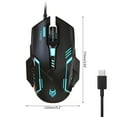 thumbnail image 5 of TINYSOME Type-C Mouse USB C Corded Gaming Mause 3600DPI Adjustable 6 Buttons Backlit, 5 of 17