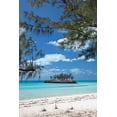 thumbnail image 2 of Larry Malvin 23x32 White Modern Wood Framed Wall Art Titled - Gaulding Cay Island, 2 of 5
