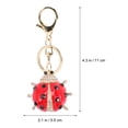 thumbnail image 2 of KAKOWELY Rhinestone Keychain Adorable Ladybug Key Chain Bag Hanging Pendant Key Pendant,4.33X"X2.17"X0.69", 2 of 4