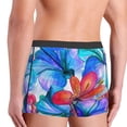 thumbnail image 3 of Uemuo Bright Flowers Pattern Men's Boxer Briefs,Trunk Anti-Chafing,Comfortable, Durable, and Stylish Underwear-Small, 3 of 9