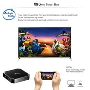 Android TV Box X96 Mini Amlogic TV BOX; S905W Quad-Core 1G+8G 2G+16G 2.4G WIFI Media Player with Wireless Keyboard
