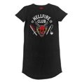 thumbnail image 1 of Stranger Things - Camiseta Vestido Hellfire Club para Mujer (Negro), 1 of 2