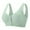 Green, variant on Front Closure Bras for Women Seamless Bra Wireless Sleep Bras for Older Women Wirefree Bralettes Everyday Bra with Wide Straps