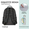 thumbnail image 5 of Scientific Knowledge Science Students Backpack Scientist Laboratory Experiment School Bag with Engineering Technology Mathematics Pattern, Comfortable and Wear-Resistant, 5 of 6